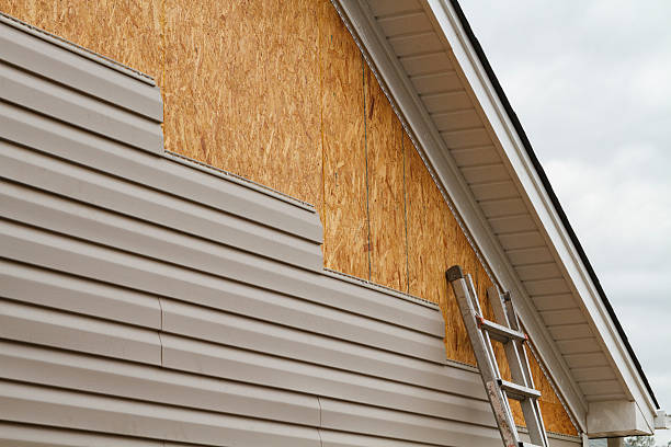 Professional Emergency Siding Repair technician working in Palmetto, FL